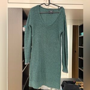 Abercrombie & Fitch Teal Knit Sweater